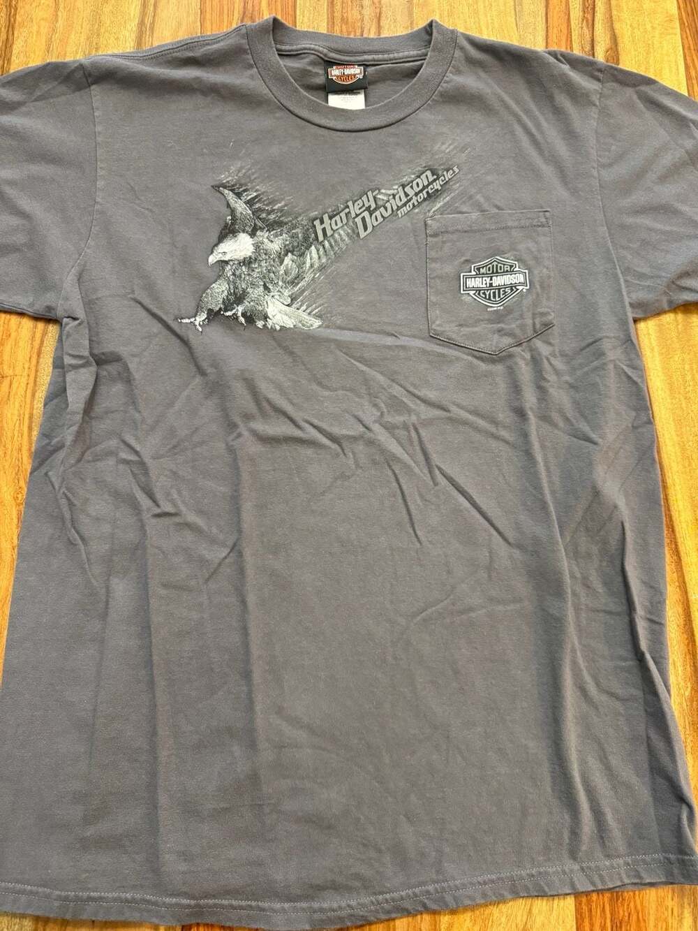 2008 Harley-Davidson Black Canyon Eagle Pocket T-Shirt XL